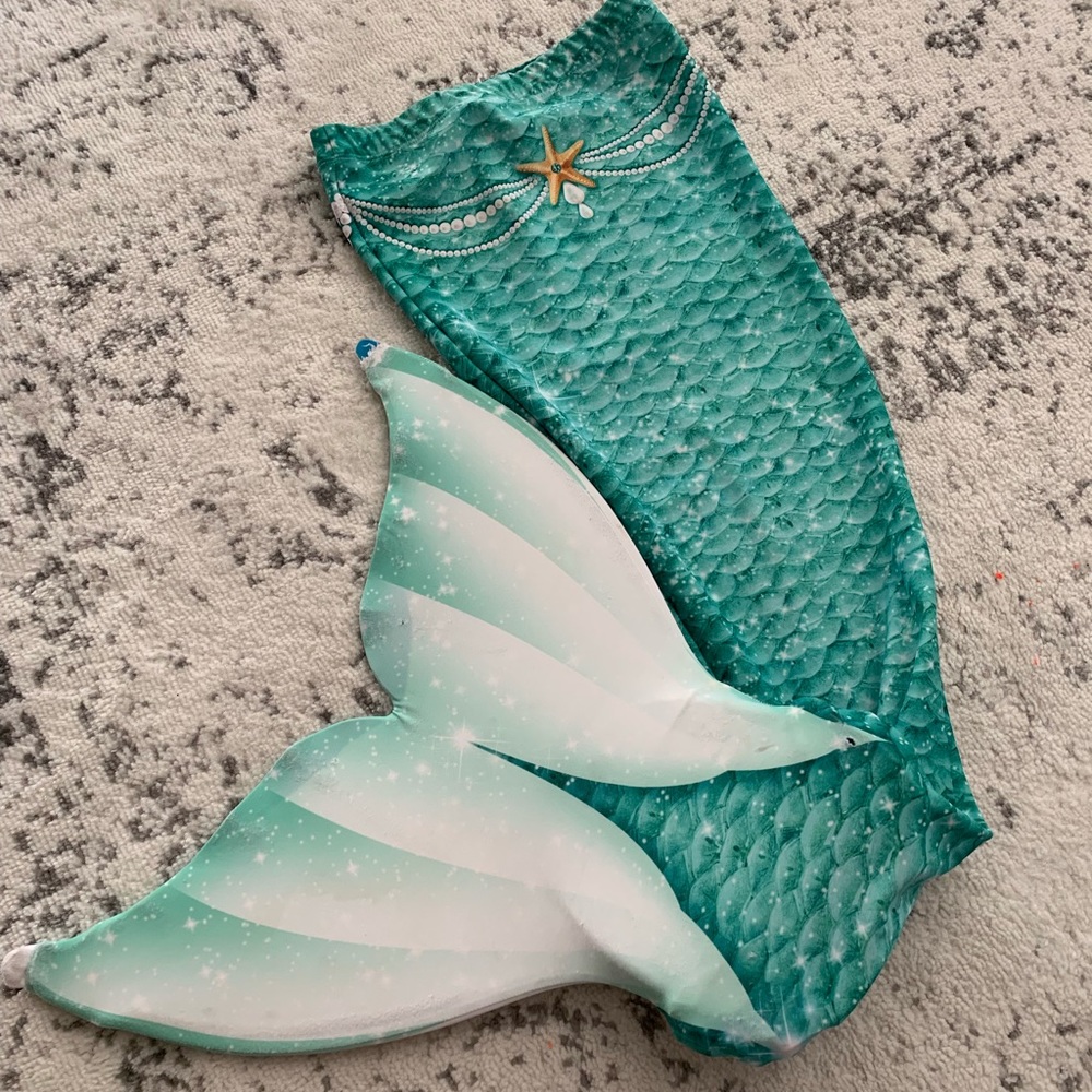 Swimmable Mermaid tails for girls size 7-9